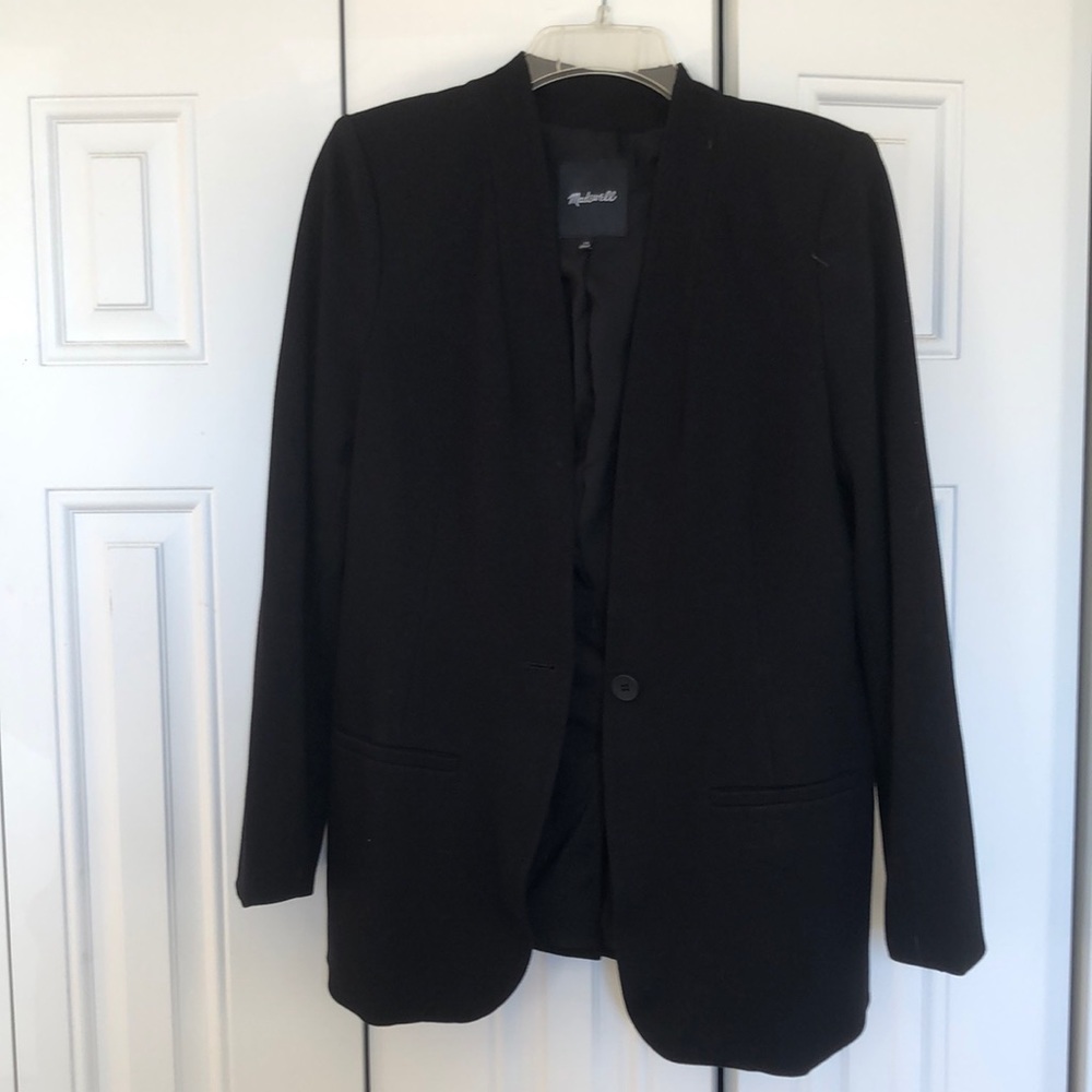 Madewell black blazer